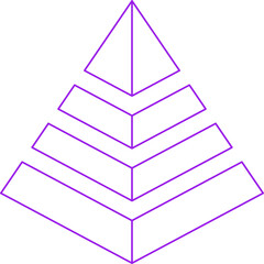 Draw Hierarchy single vector illustration icon