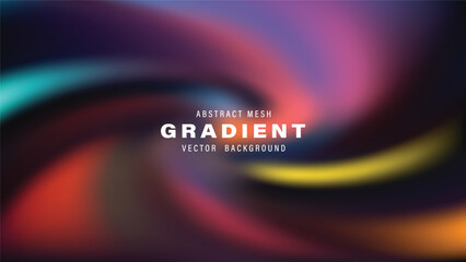 Abstract Mesh Gradient Swirl Vector Background Design Texture
