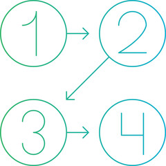 Logic single vector illustration icon