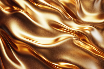 Liquid gold metal surface, seamless looping.	
