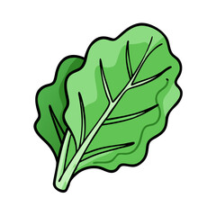 collard greens icon, collard greens vector illustration-simple illustration of collard greens, perfect for collard greens logos and icons