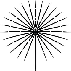 Obraz premium fireworks silhouette vector designs 12