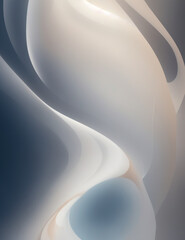 abstract blue background - abstract dark blue waves background - Generative AI