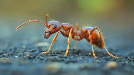 Close-Up of Ant Face
