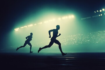 Fototapeta premium An intricate world map crafted from stacked cardboard boxes in a vast warehouse, embracing themes of globalization and logistics.