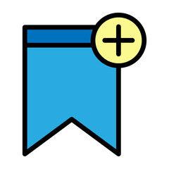 Bookmarks Vector Filled Icon Design