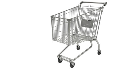 Isolated Shopping Cart