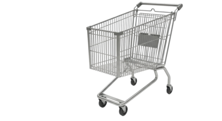 Isolated Shopping Cart