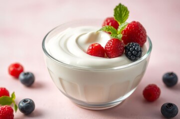 Elegant Skyr Yogurt Presentation