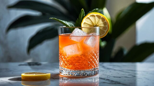 Negroni: An Aperitif Originating in 1919, Requested by Count Camillo Negroni to Replace Soda Water with Gin in His Americano