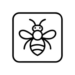 Bee Animal outline Icons