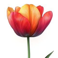 Vibrant golden flower tulip with elegance high resolution images