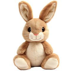 Obraz premium Stuffed Bunny Plush on transparent background