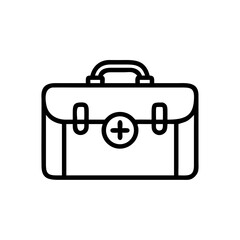 Icon of a doctorchest / first aid kit