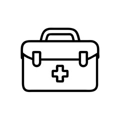 Icon of a doctorchest / first aid kit