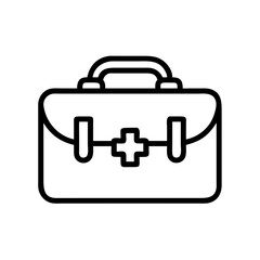 Icon of a doctorchest / first aid kit