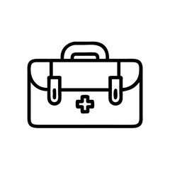 Icon of a doctorchest / first aid kit