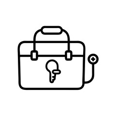 Icon of a doctorchest / first aid kit