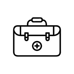Icon of a doctorchest / first aid kit