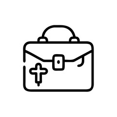 Icon of a doctorchest / first aid kit