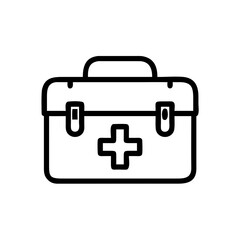Icon of a doctorchest / first aid kit