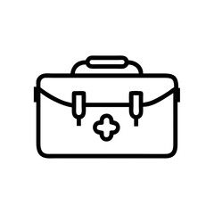 Icon of a doctorchest / first aid kit