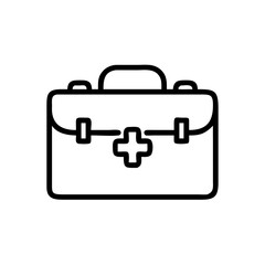 Icon of a doctorchest / first aid kit