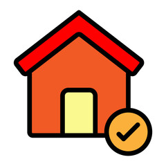 House Vector Filled Icon Design