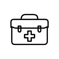 Icon of a doctorchest / first aid kit