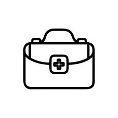 Icon of a doctorchest / first aid kit