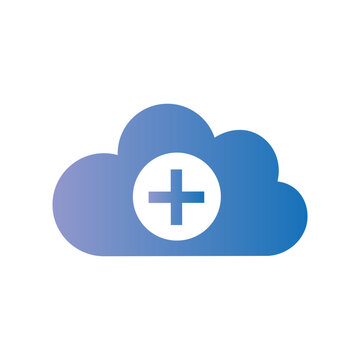 An array of vector icons with cloud shapes and symbols, illustrating global connectivity, data security, and online tools in a minimal and modern design