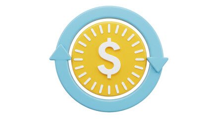 Isolated Money Exchange Icon