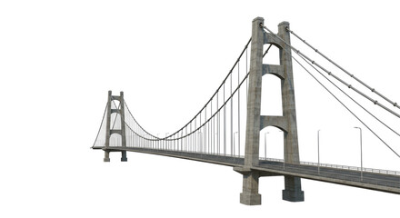 Isolated Suspension Bridge