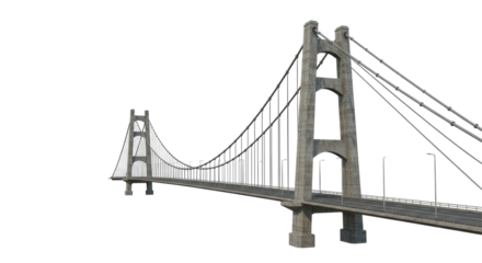 Isolated Suspension Bridge