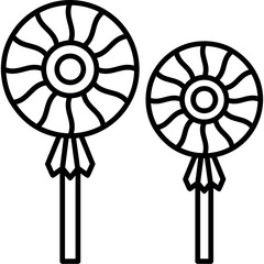 Obraz premium Lollipop Icon