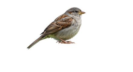 Isolated Brown Sparrow