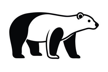 Polar bear vector icon