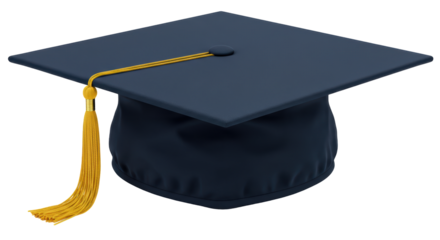 Isolated Graduation Cap