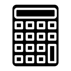 Calculator line icon