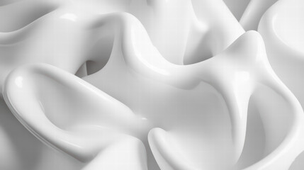 Obraz premium Fluid Abstract Texture: A close-up shot of a flowing, abstract texture. The glossy, smooth surfaces create a sense of movement and elegance.