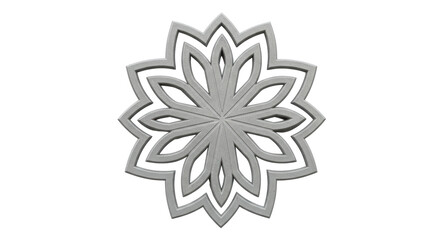 Isolated Decorative Star Shape