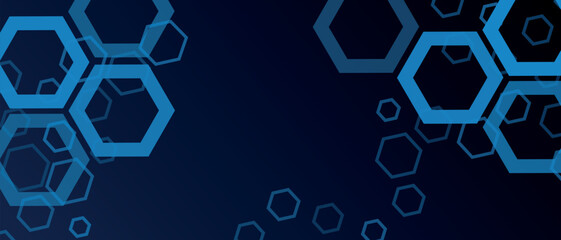 Abstract modern blue background with light blue elements. Vector illustration of background.