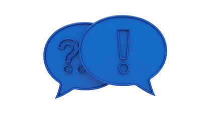 Isolated Speech Bubbles