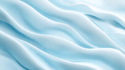 Obraz premium Serene textile abstraction: a close-up shot captures the fluid elegance of draped fabric, creating an atmosphere of peaceful movement and subtle gradients of light and shadow.