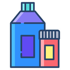 Linear color Detergent icon
