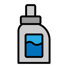 Obraz premium Detergent Bottle Vector Filled Icon Design