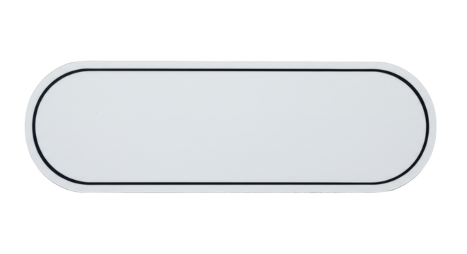Isolated Blank Sign