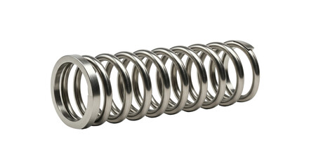 Isolated Metal Spring