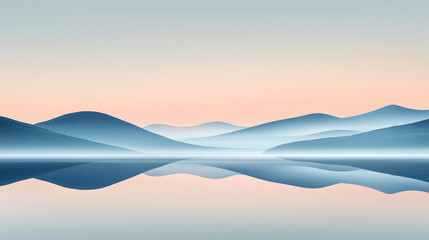 Landscape-oriented abstract background with soft pastel gradients