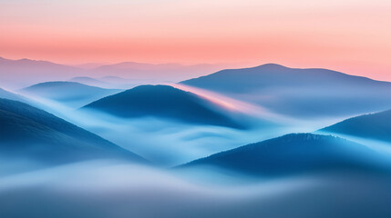 Landscape-oriented abstract background with soft pastel gradients